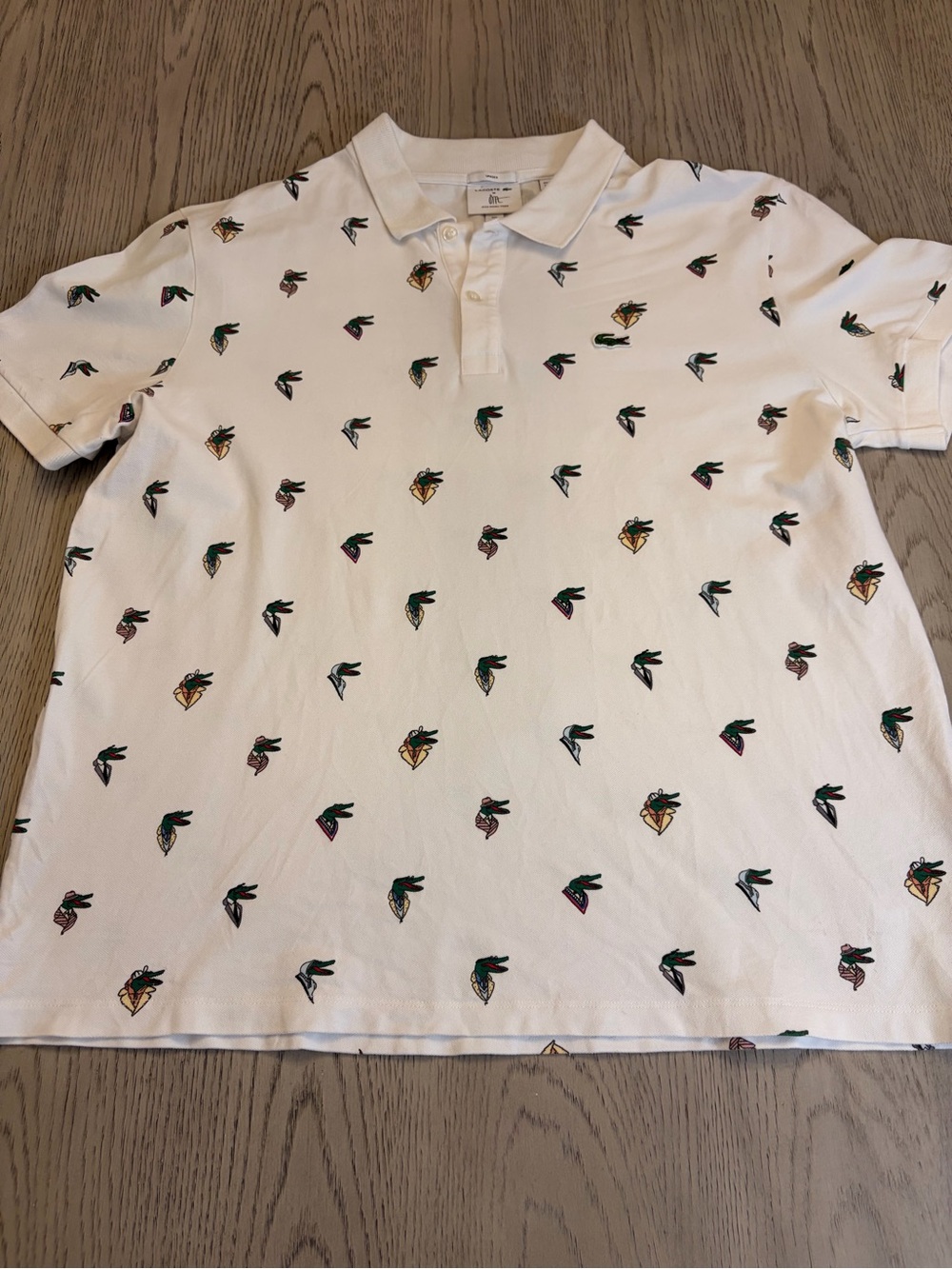 Lacoste x Jean-Michel Tixier Limited Edition Unisex Polo Size XXl